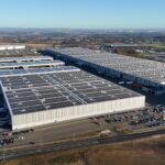 Die PV-Anlage auf dem Dach von DSV in Horsens. Quelle: SolarFuture ApS