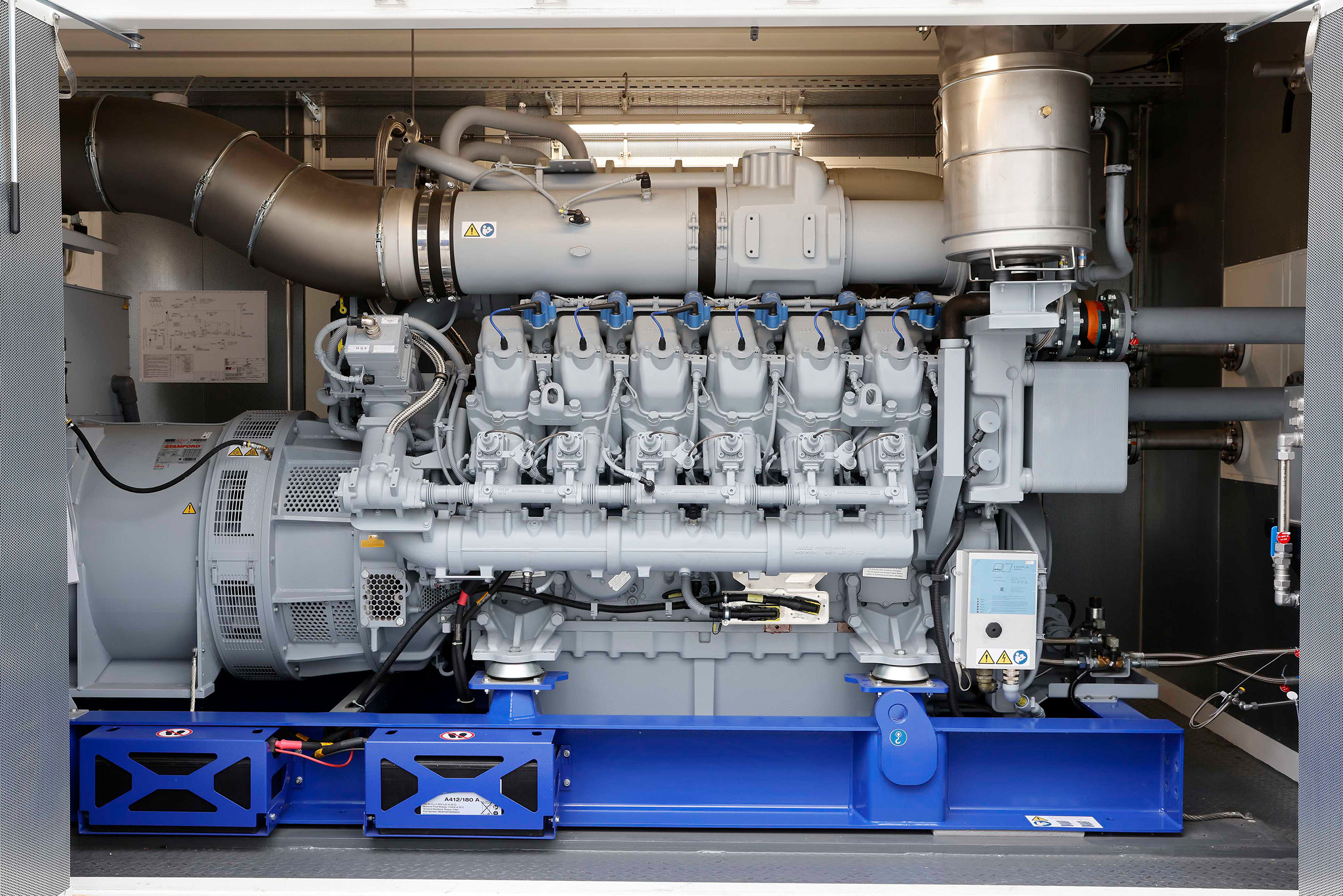 Die aktuelle Leistung der Motoren soll von aktuell 1 MW auf bis zu 2,5 MW ansteigen. Quelle: mtu solutions