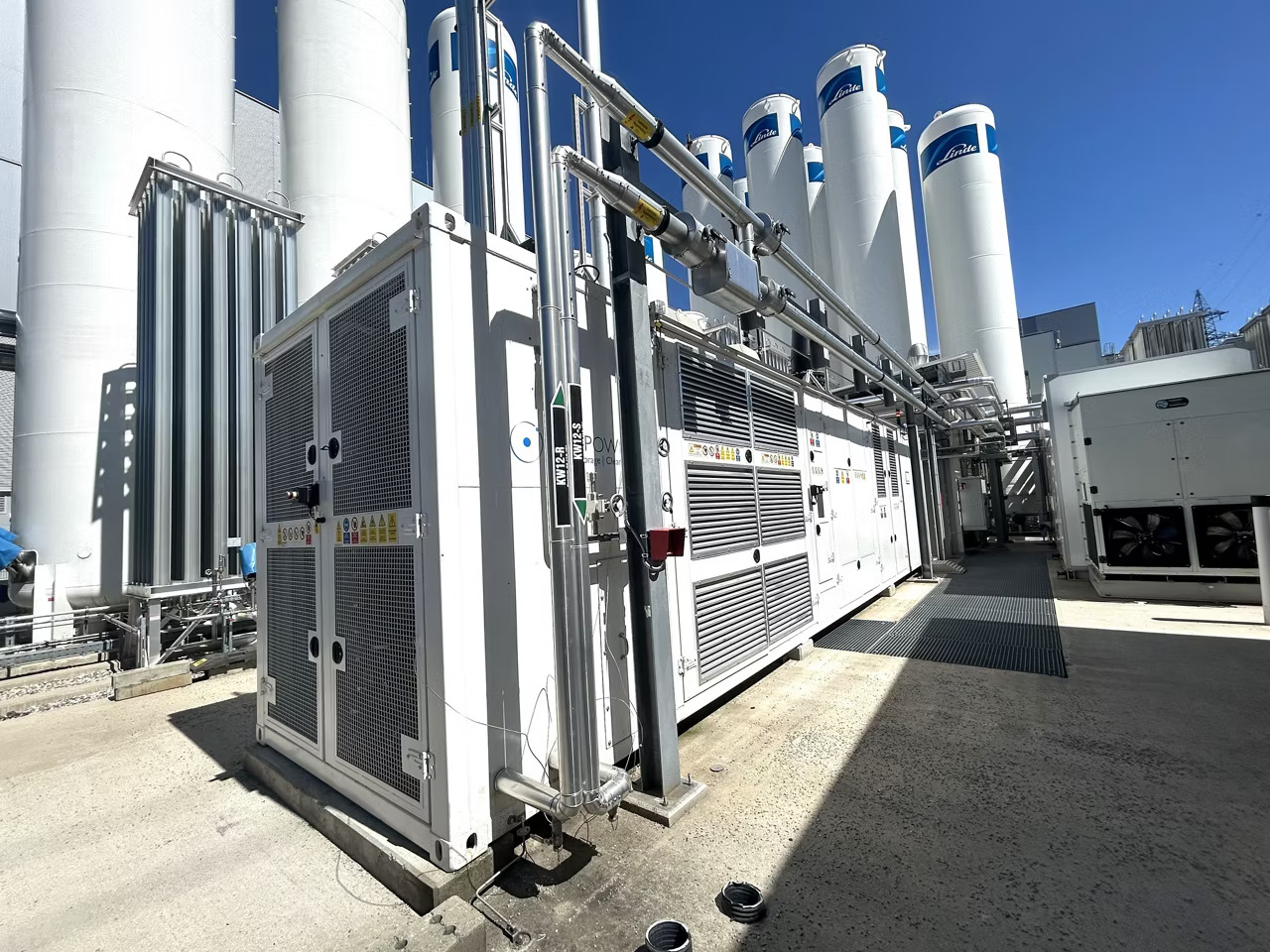 Die Elektrolyseanlage in Villach. Quelle: Infineon Austria